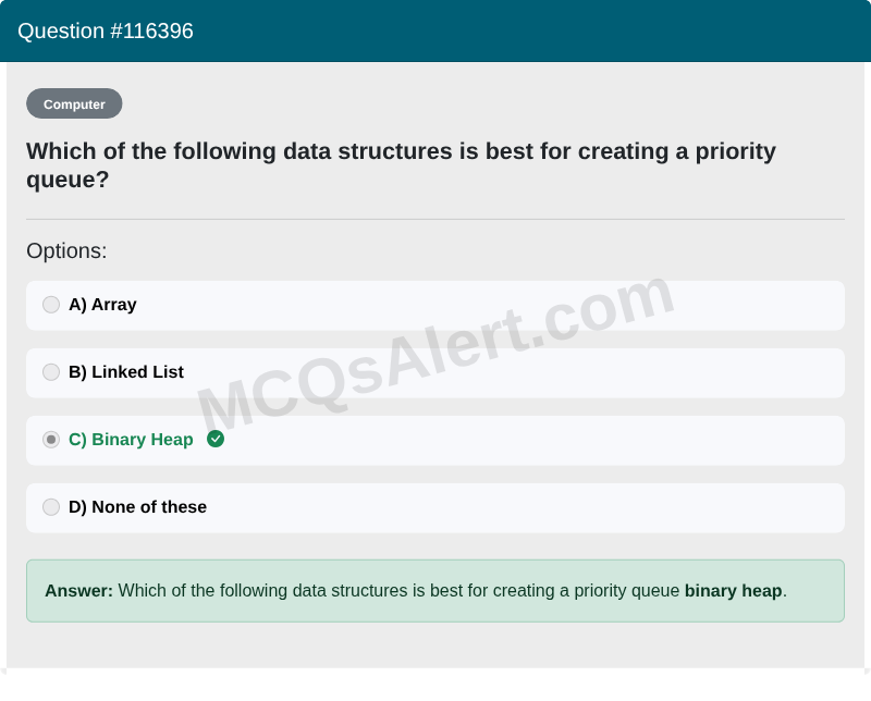 Question Screenshot