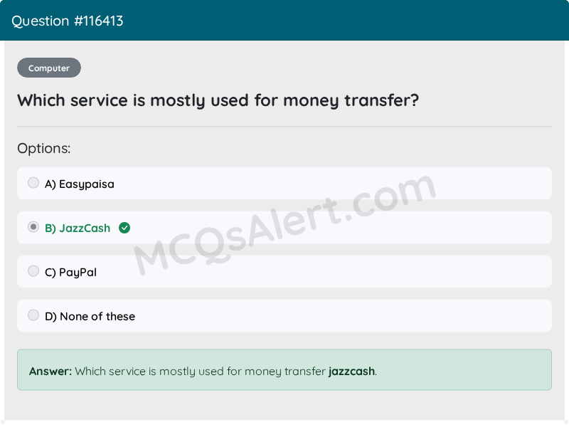 Question Screenshot