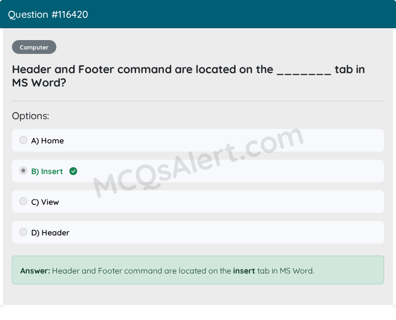 Question Screenshot