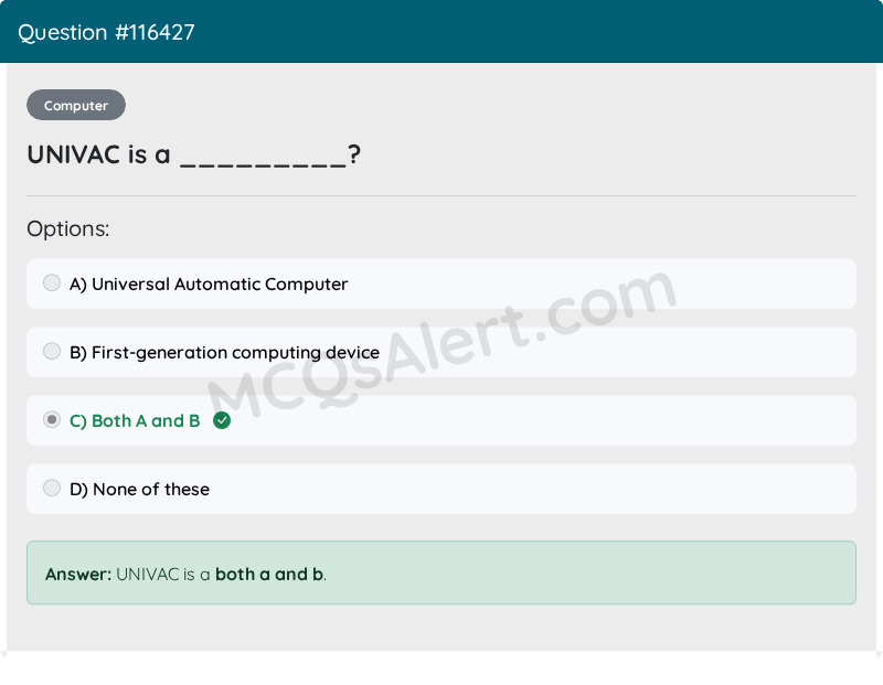 Question Screenshot
