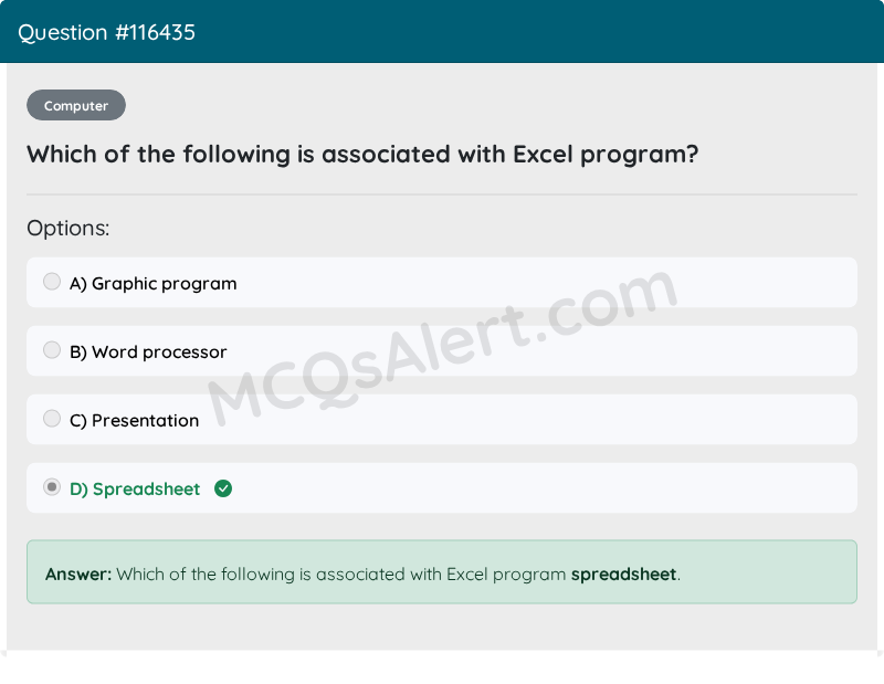 Question Screenshot