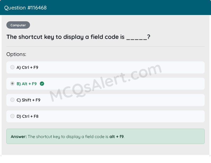 Question Screenshot