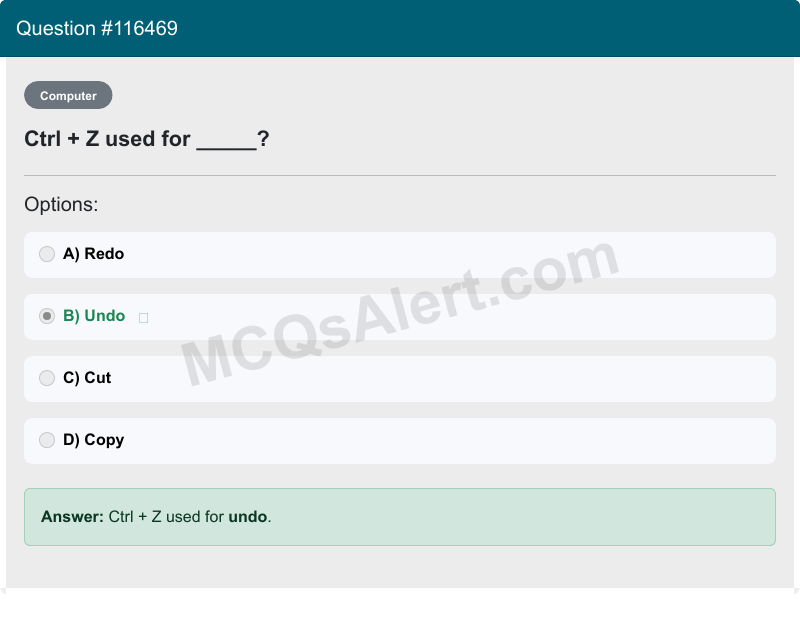 Question Screenshot