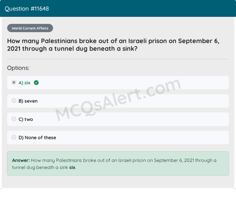Question Screenshot