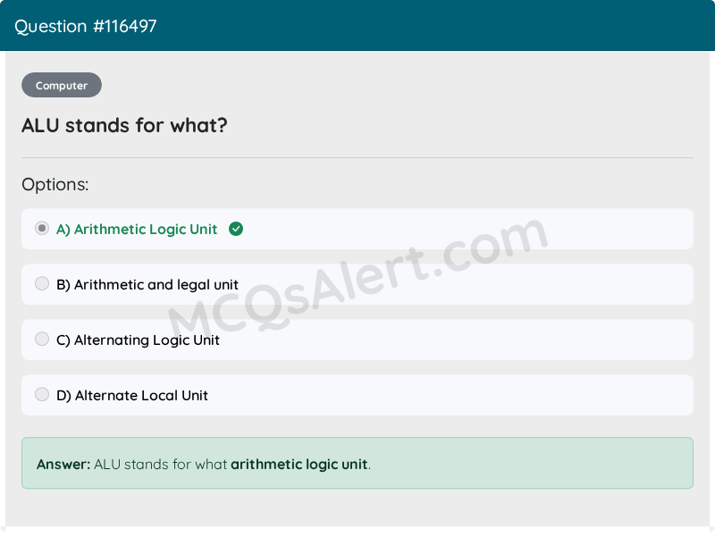 Question Screenshot