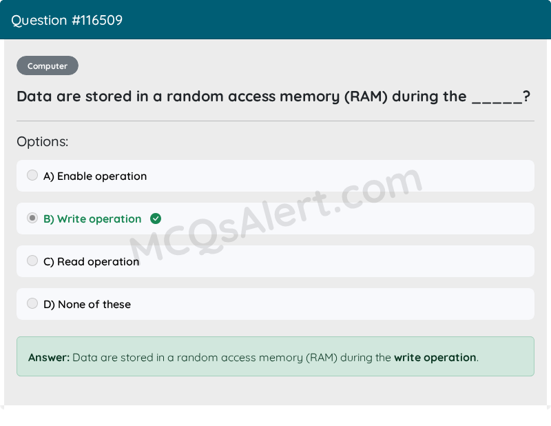Question Screenshot