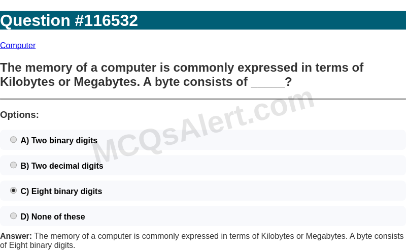 Question Screenshot