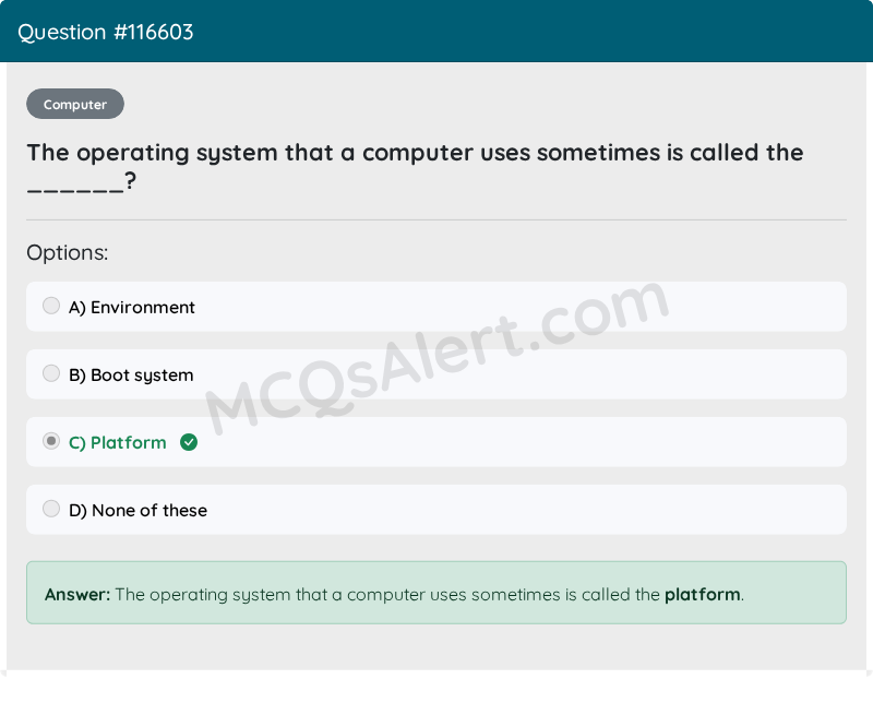 Question Screenshot