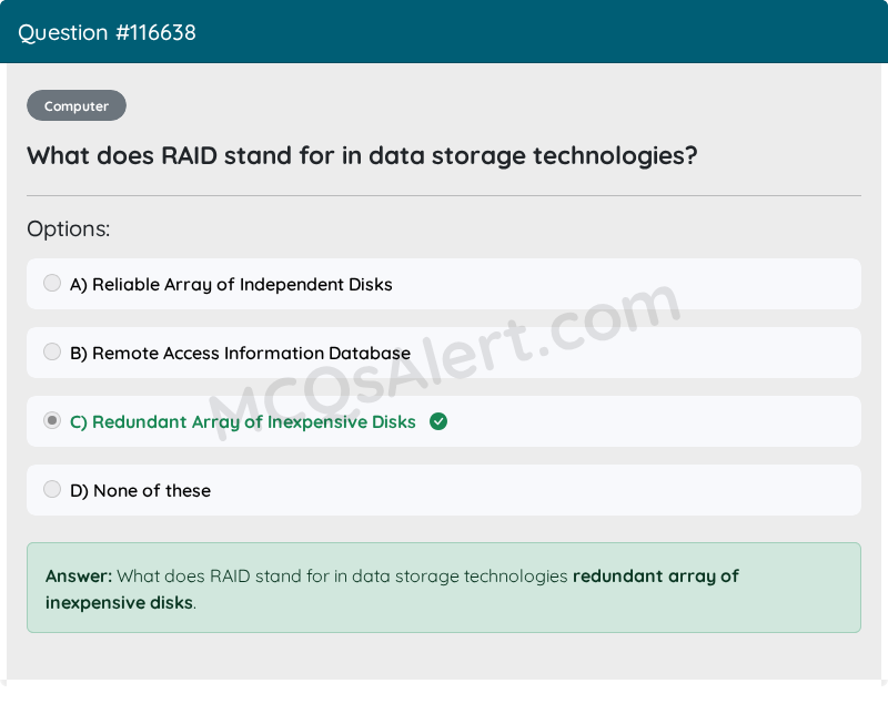 Question Screenshot