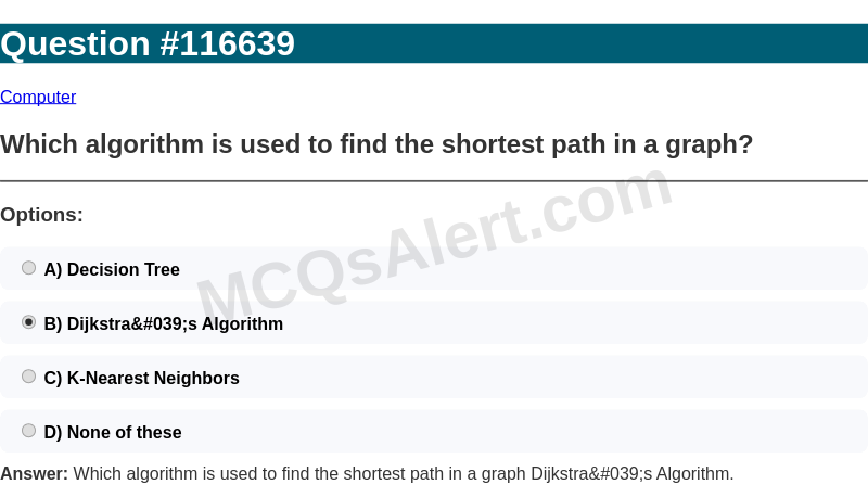 Question Screenshot