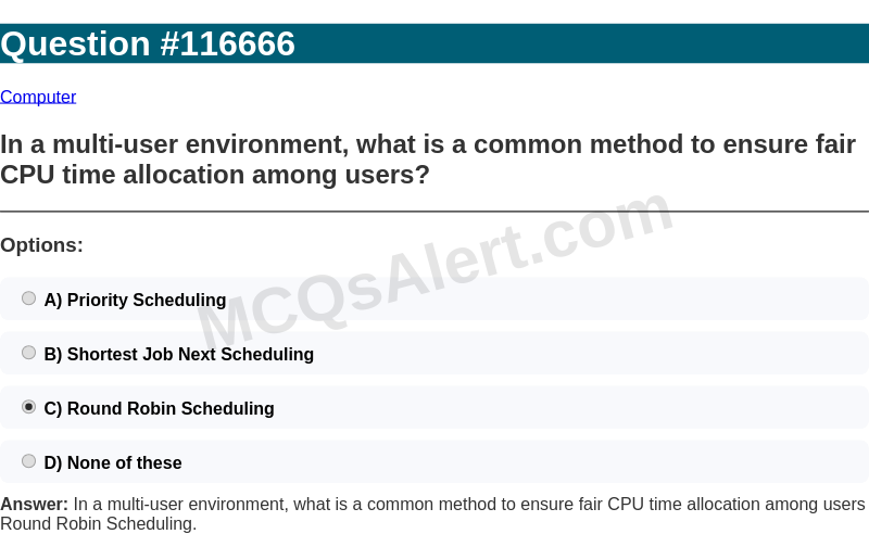 Question Screenshot