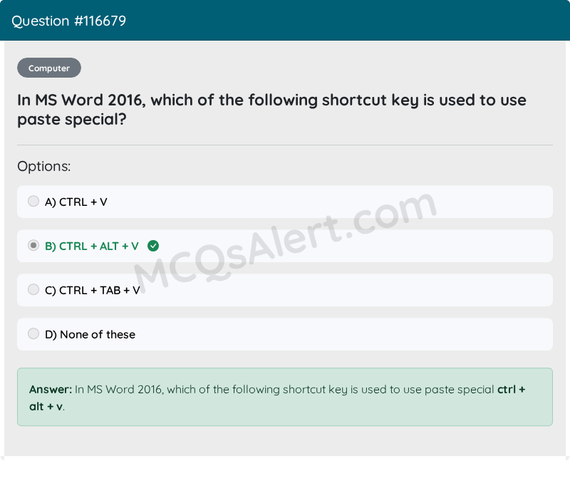 Question Screenshot