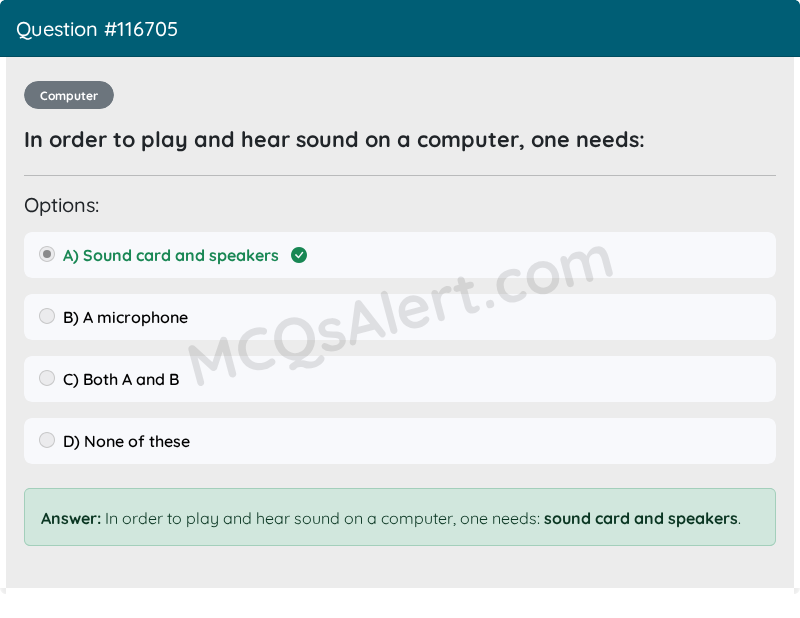 Question Screenshot