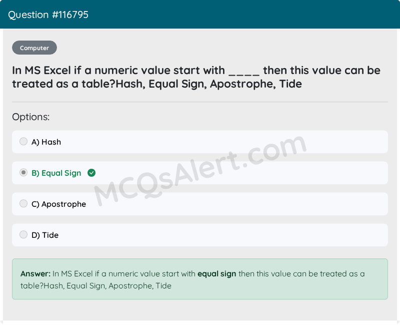 Question Screenshot