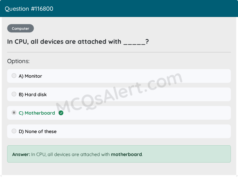 Question Screenshot