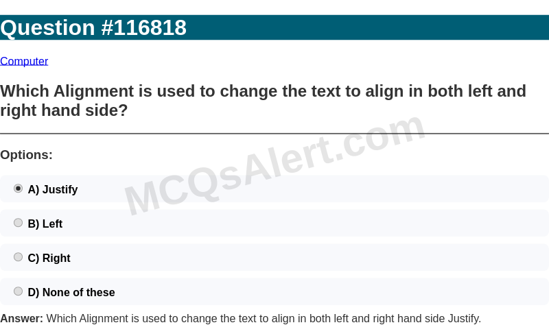 Question Screenshot