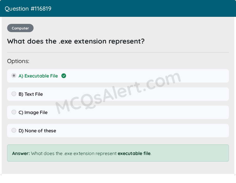 Question Screenshot