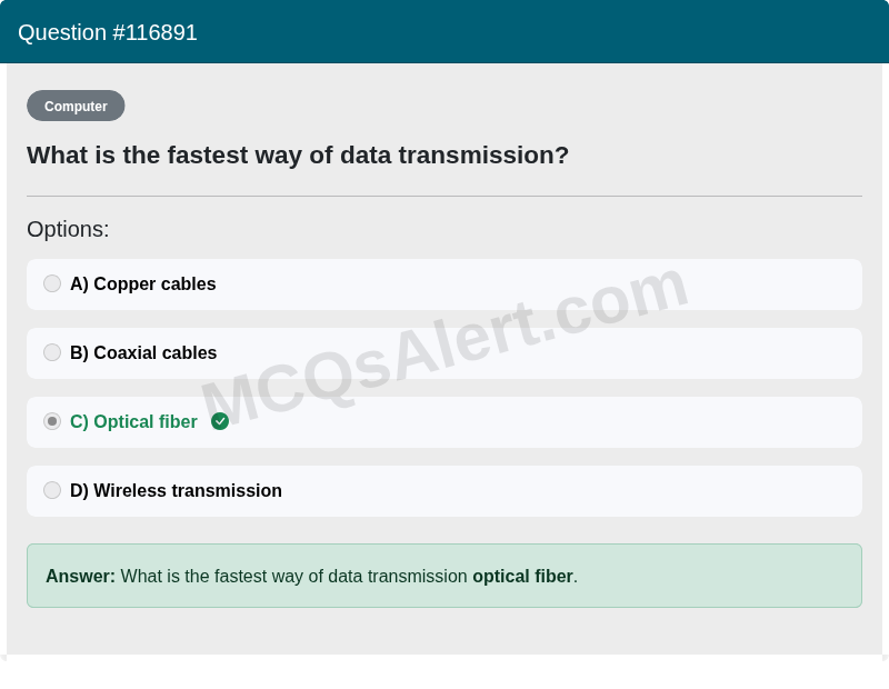 Question Screenshot