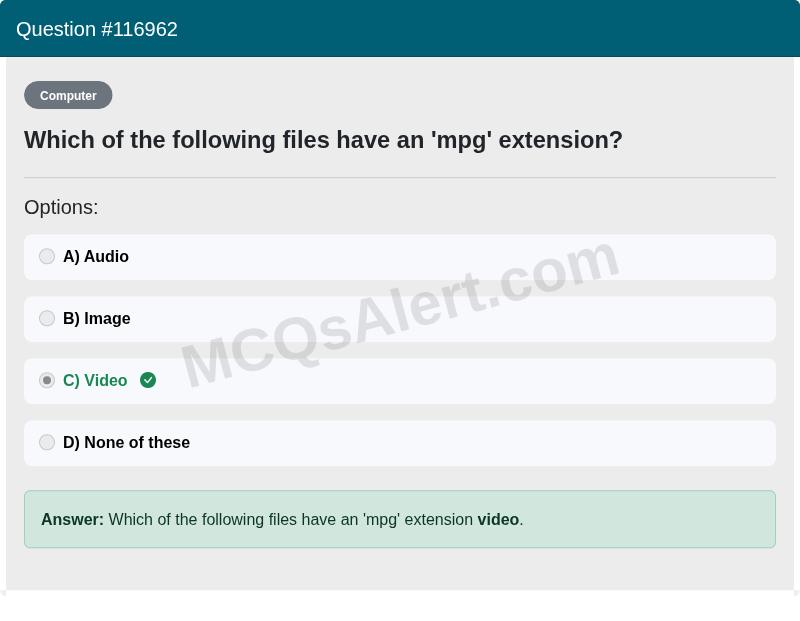 Question Screenshot