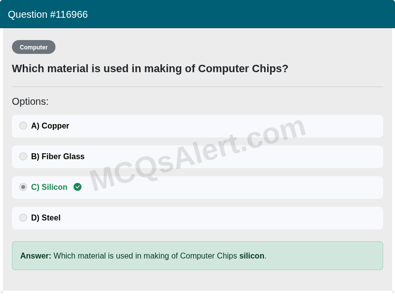 Question Screenshot