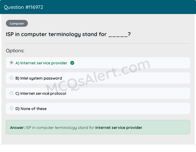 Question Screenshot