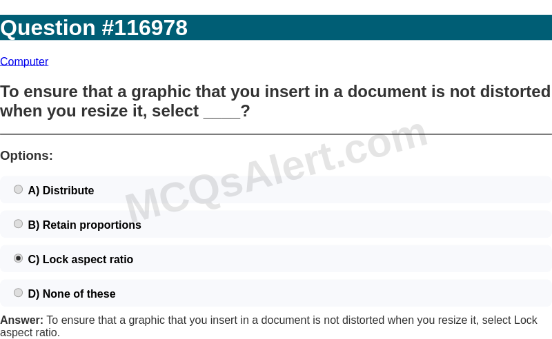 Question Screenshot