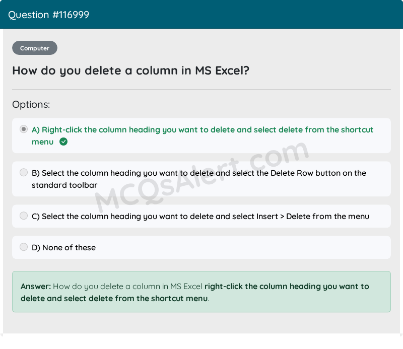 Question Screenshot