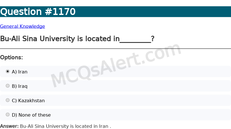 Question Screenshot