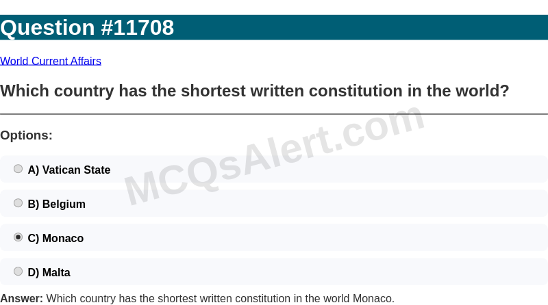 Question Screenshot