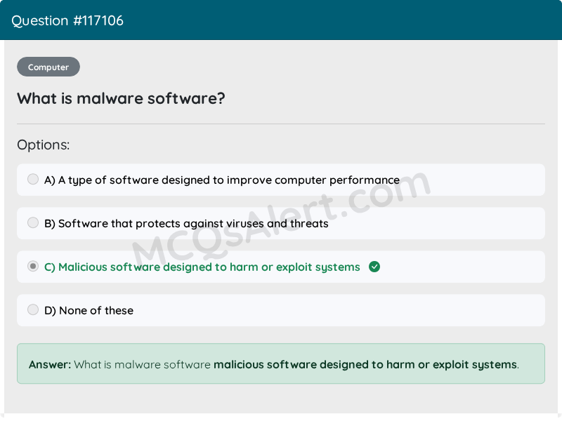 Question Screenshot