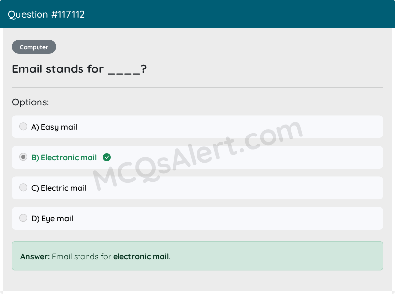 Question Screenshot