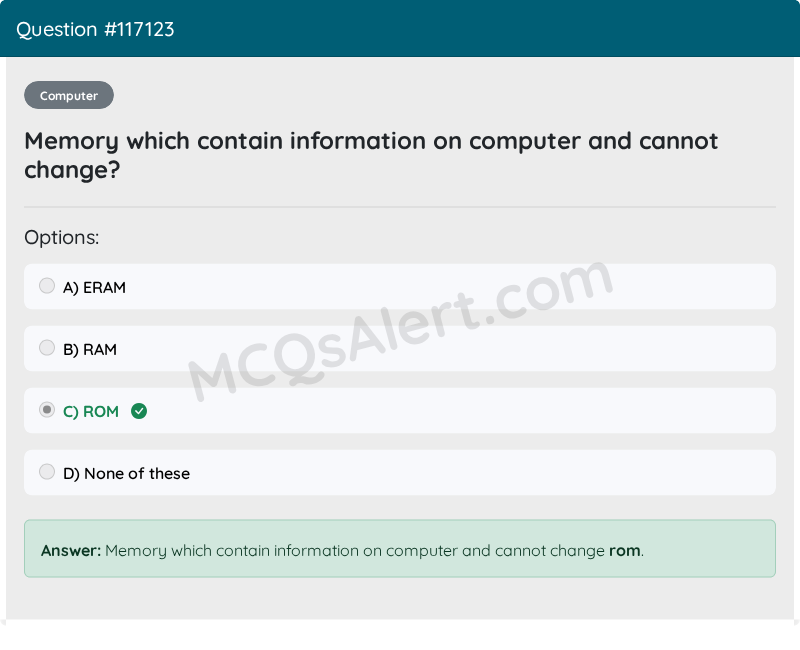 Question Screenshot