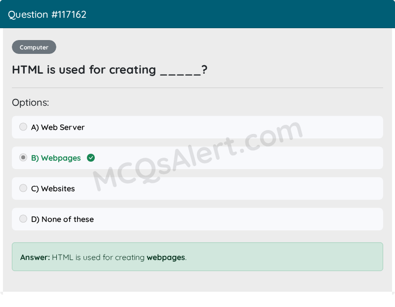 Question Screenshot