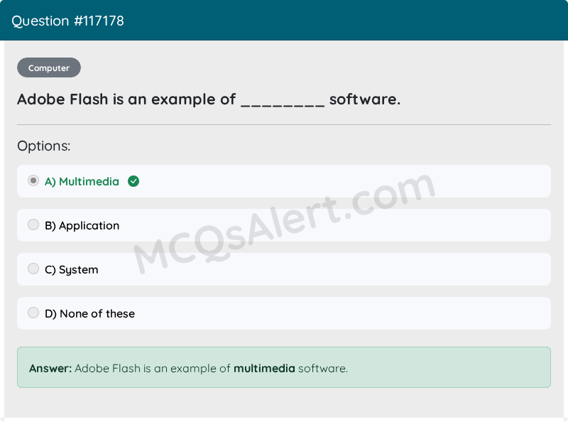 Question Screenshot