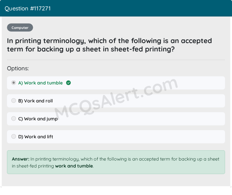 Question Screenshot