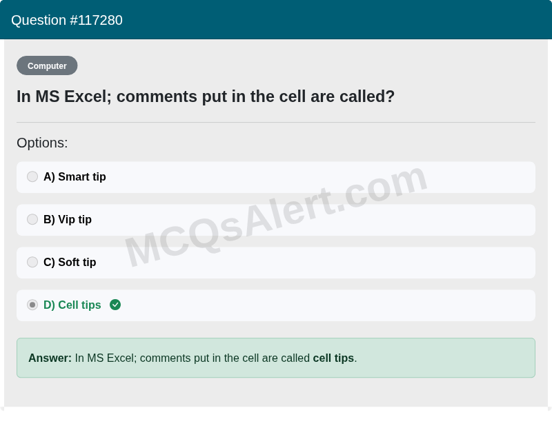 Question Screenshot