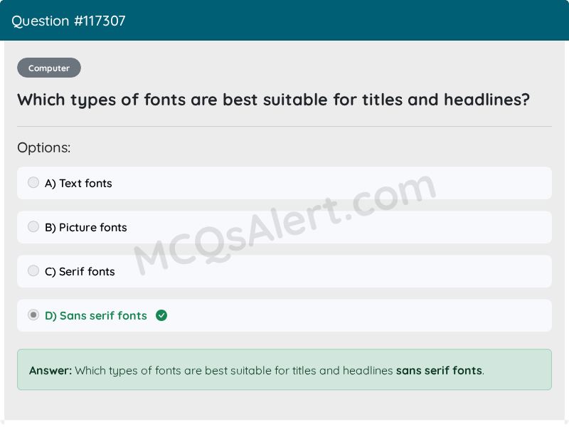 Question Screenshot