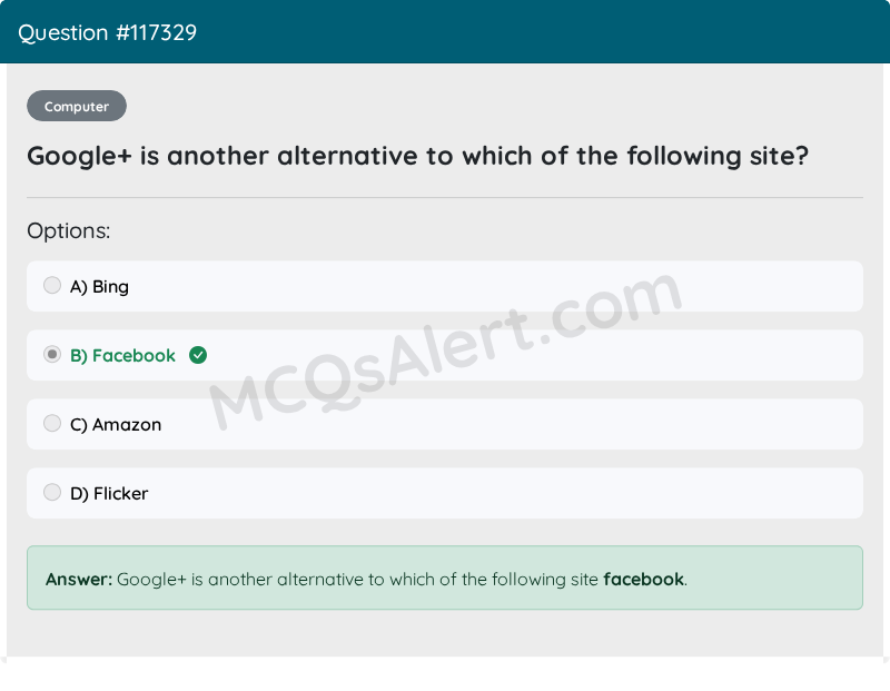 Question Screenshot