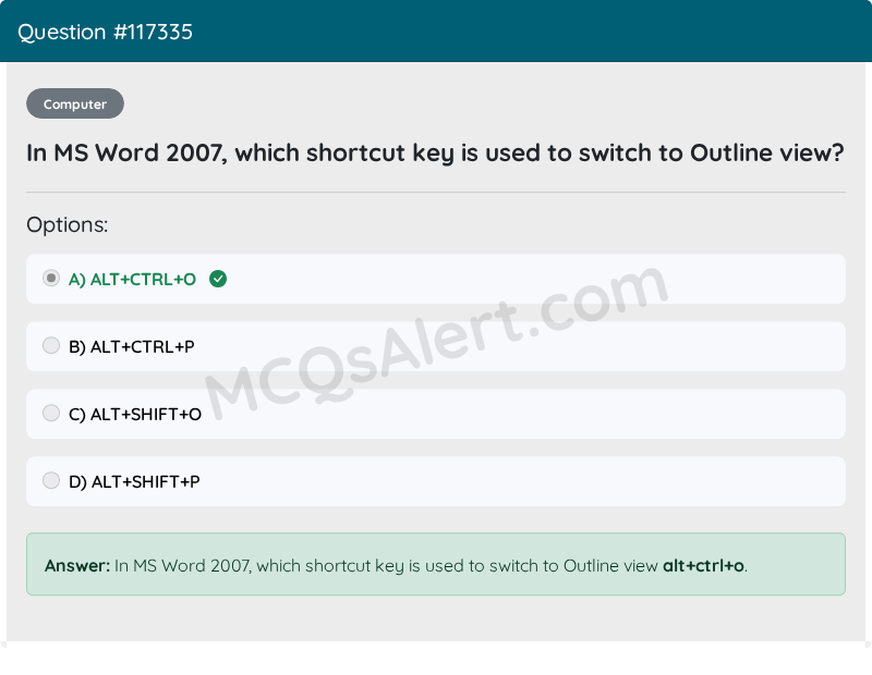 Question Screenshot