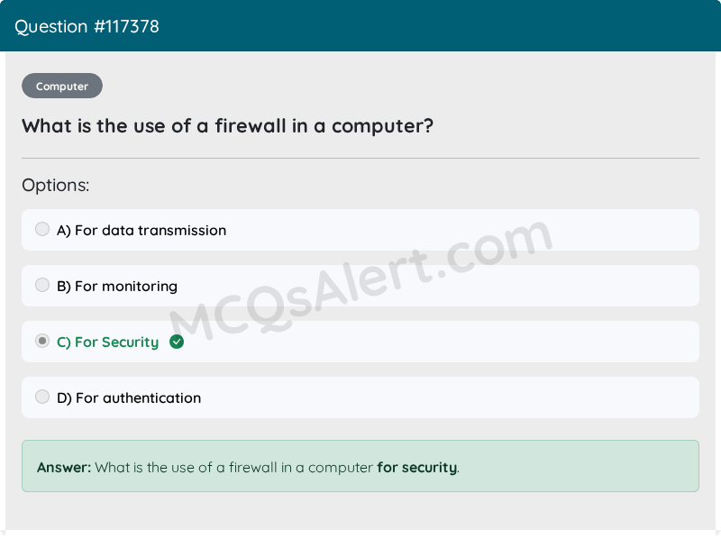 Question Screenshot