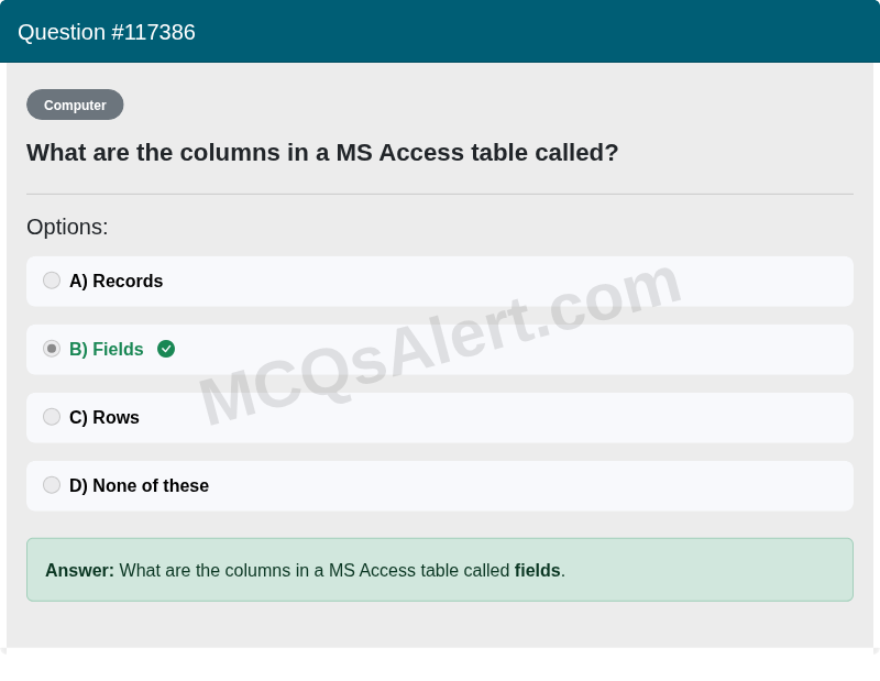 Question Screenshot