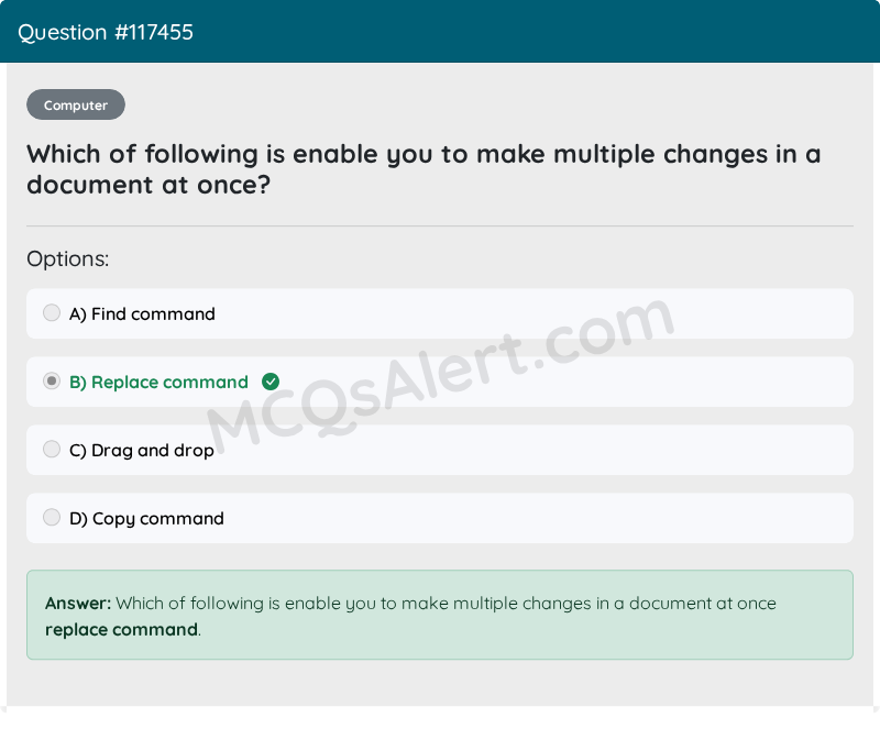 Question Screenshot