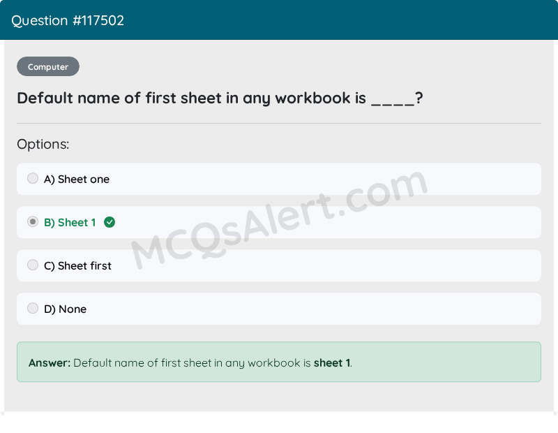 Question Screenshot
