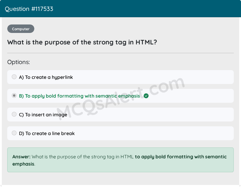 Question Screenshot