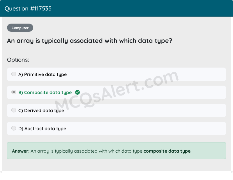 Question Screenshot