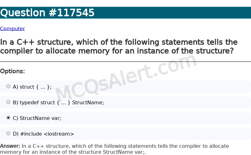 Question Screenshot