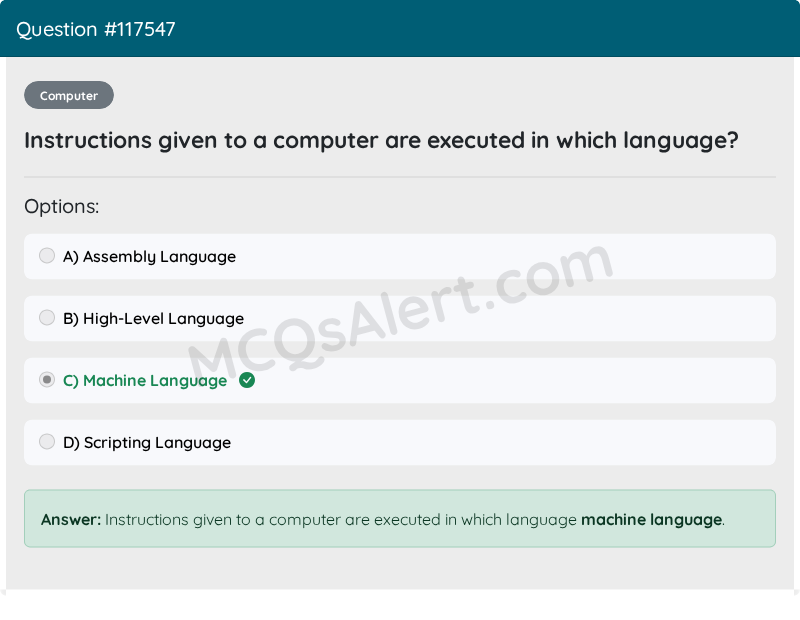 Question Screenshot