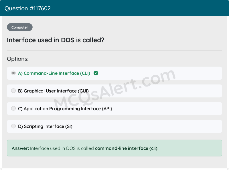 Question Screenshot