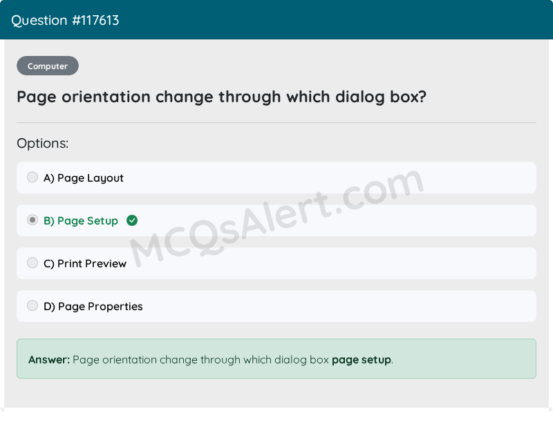 Question Screenshot