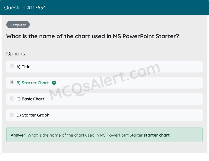 Question Screenshot